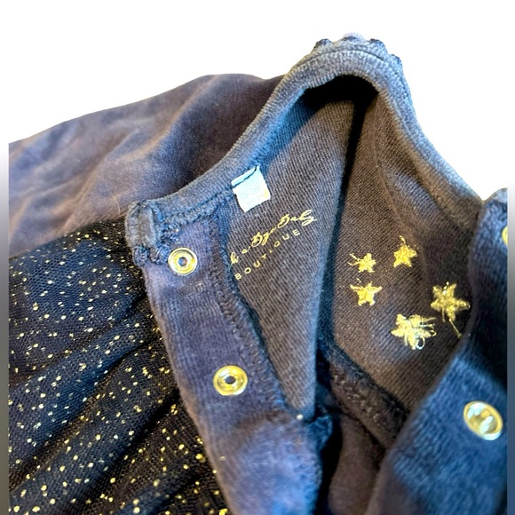 Star Print Cotton 2-Piece Set Size 0-3 Months - Picture 4 of 7